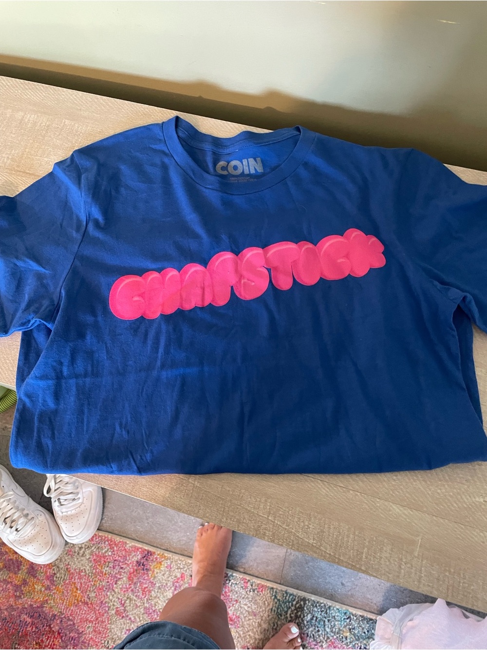 Coin official tour merch Chapstick single graphic tee tshirt shirt sz M